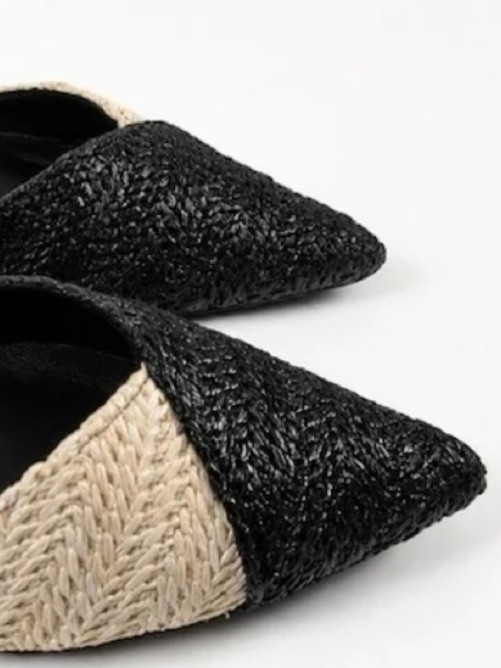 Tahari Rio Sling Back/Ivory Raffia Size 7